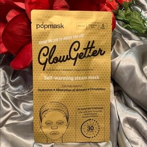 🌹popmask • New GlowGetter Self-Warming Steam Mask - Gold